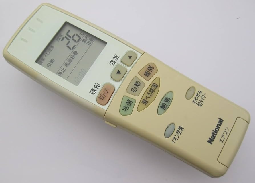 ナショナル エアコンリモコン A75C244 i8my1cf 楽天市場】【中古】ナショナル エアコンリモコン A75C244